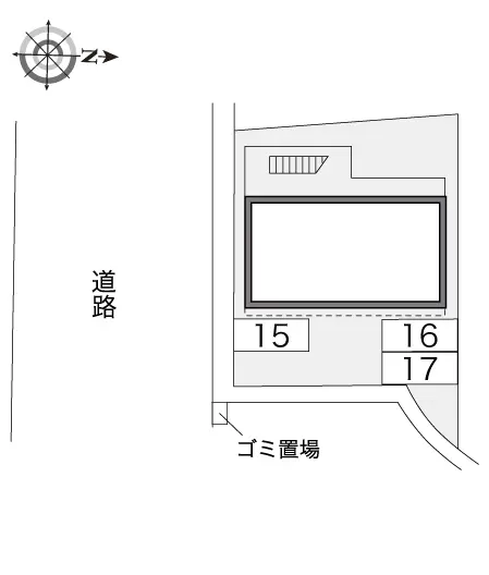 ★手数料０円★東大阪市西石切町　月極駐車場（LP）